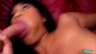 What makes this Asian brunette moan? Threesome DP anal stuffing her tight holes!