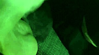goth babe's sensual blindfolded blowjob has her gagging swallowing every drop close up 😈💦