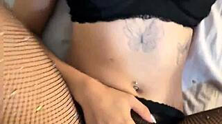 goth college girl's perfect ass gets creampied