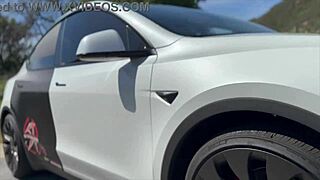 pov beach blonde pornstar bubbles massive ass on huge cock