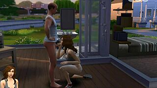emo milf teen reads bible in sims 4 parody fantasy