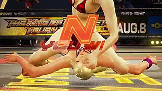 Mature Latina Pounds Nina in Lezdom Fantasy Fight 4!