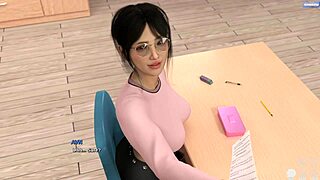 Asian College Student Flashes Pussy To Teacher During Test In Race Of Life 11
