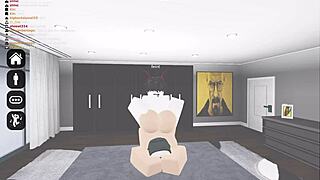 slutty roblox nun begs horny dude to fill her dripping holes