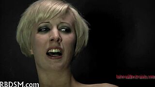 total submission angels gag on cock in bound rough fuck