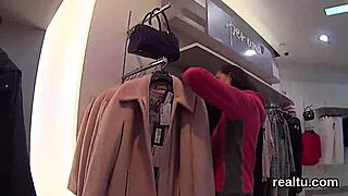 glamorous czech nympho seduced shop fucked pov hard