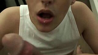 i tease with my mouth on nick foxxx's huge cock