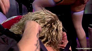 blonde milfs big boobs bounce doggystyle in wild foursome