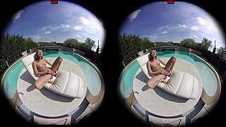 Does Petite Gina Gerson's Pool Toy Play Make You Throb?