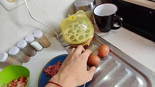 dinner turned into stepbro's huge cock slamming my tight pussy hard - español porno