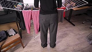 wife's pants drop flashing thong embarrassment 😳🍑🔥