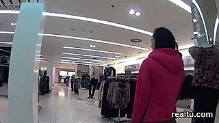 glamorous czech nympho seduced shop fucked pov hard