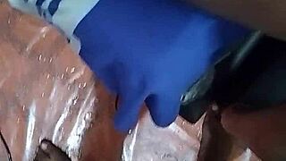 her squirting pussy throbs with wet fingering ecstasy