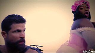 black princess fat ass loses virginity to huge black cock warrior pounding