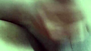 Leaked bedroom video call shows pretty Filipina girlfriend handjob orgasm cum