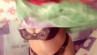 Watch this cougar granny shake her huge natural tits in a seductive dance comp