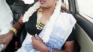 Indian Bhabi Car Romance Telugu Dirty Talks