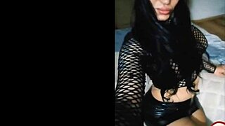 argie tgirl shemale films mirror selfies while wanking and cumming