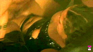 Blond Beefy Stud Pounds Big Tits Blonde in Latex Heels with Toys and Hard Doggystyle!