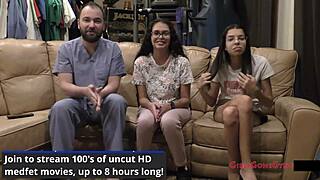 Ever wonder what angel santana's pre-employment physical with aria nicole feels like?