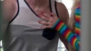 step bro sneaks in and pounds his step sis hard while spying eyes watch the taboo fun unfold