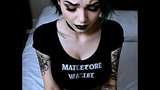 goth pawg with big tits takes pov hotel fuck and blowjob?
