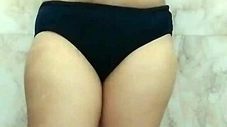 desi girlfriend whispers dirty hindi while fingering in bathroom