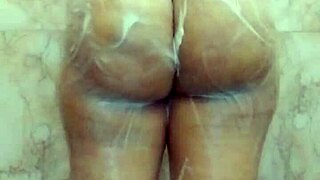 desi girlfriend whispers dirty hindi while fingering in bathroom