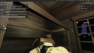 Whore in heat gets roughly fucked in Roblox studio.