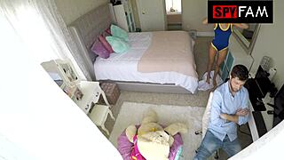 ariana marie catches stepbro stealing her bikini?