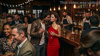 young bull from swinger bar pumps cum deep in my hotwife