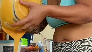 Married woman goes live wearing very short revealing outfit