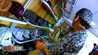Sharon Lee's perfect tits and pussy get shop-fucked hard in full uncensored video