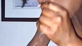 big ebony ass shakes before deepthroating bbc to swallow outdoors?