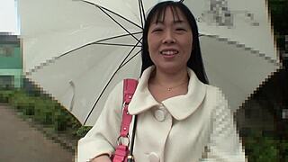 Hot asian brunette fumiko manaka went to a guys house to fuck her