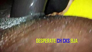 Black Pussy Receiving Correct Cucumber