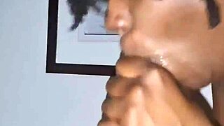 big ebony ass shakes before deepthroating bbc to swallow outdoors?