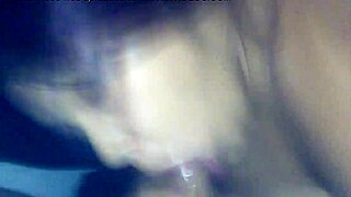 amateur redbone slurps big black cock deep sloppy facial cumshot pov