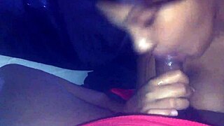 amateur redbone slurps big black cock deep sloppy facial cumshot pov