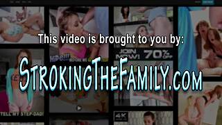 teen stepdaughter drilled hard by her stepdad