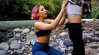 I got caught totally going at it in a forest