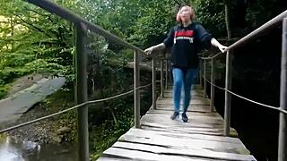 I got caught totally going at it in a forest