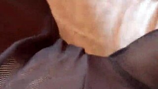 gretala flashes her trimmed pussy