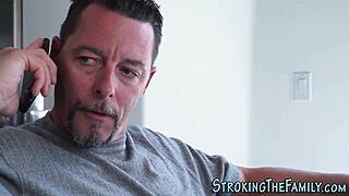 teen stepdaughter drilled hard by her stepdad