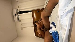 A brazilian latina goes to a motel with her husbands friend and he films everything having sex with her without
