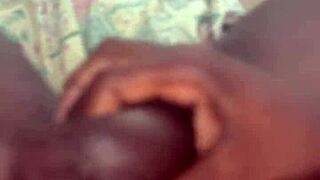 Huge black dick guy creams toy sneak