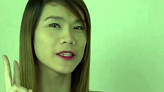 ladyboy toy enjoying solo cock wanking