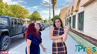 Sports reporter katie kush finally gets caught up in the moment