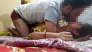 Indian beauty gets fucked hard in missionary and doggy with blowjob