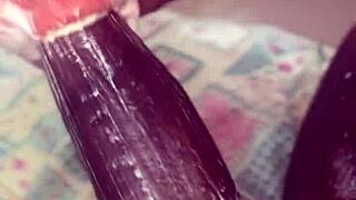 Huge black dick guy creams toy sneak